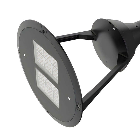 21-Inch Black Post Top LED Street Light Fixture (Pole Not Included)