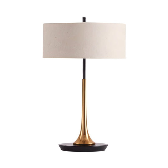 21.7 Inch Brass and Espresso Bronze Modern Table Lamp