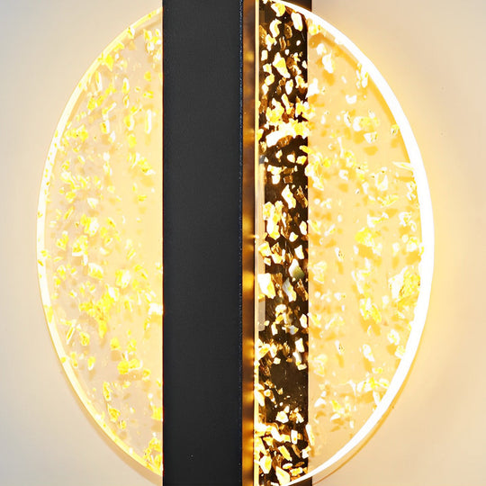 Round Square Semicircle LED Nordic Bedside Wall Lamp