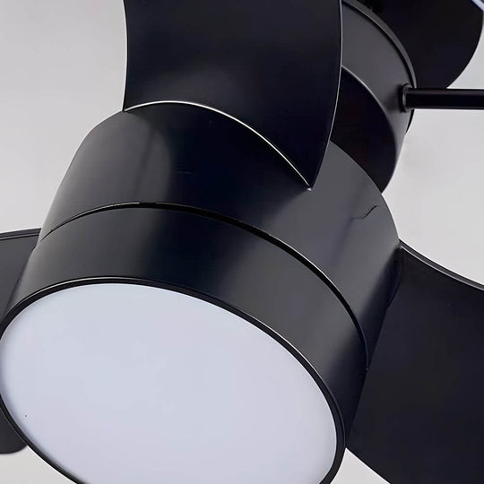 23.6’’ Low Profile Ceiling Fan with Dimmable LED and Remote