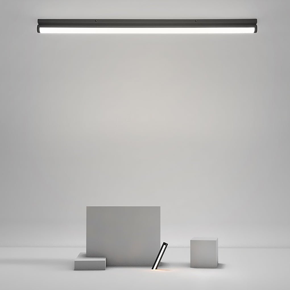 24'' / 30'' Rectangular LED Modern Flush Mount Lighting – White or Black Finish