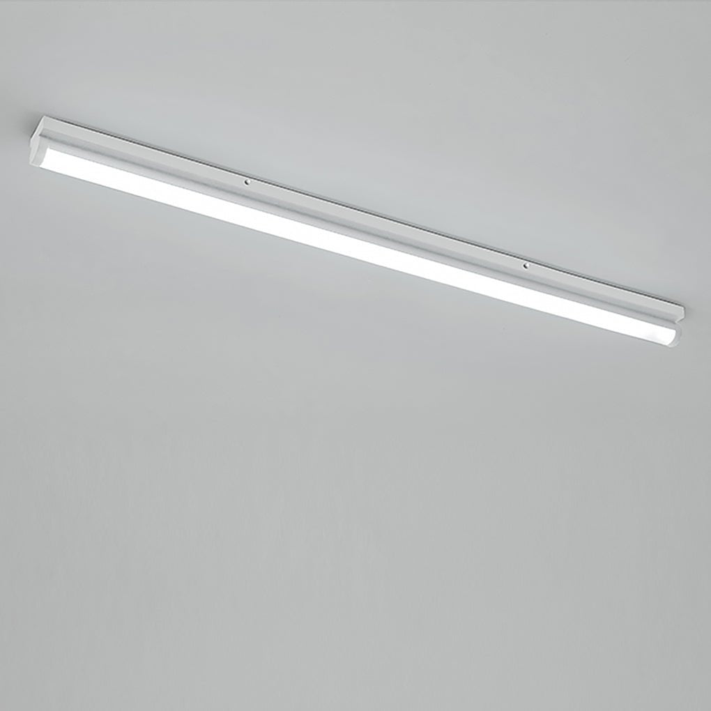 24'' / 30'' Rectangular LED Modern Flush Mount Lighting – White or Black Finish