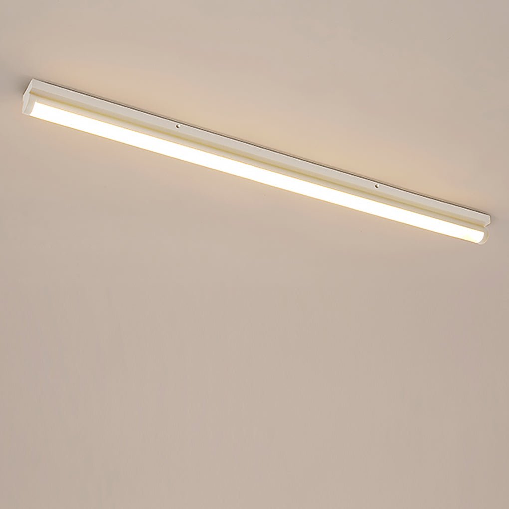 24'' / 30'' Rectangular LED Modern Flush Mount Lighting – White or Black Finish