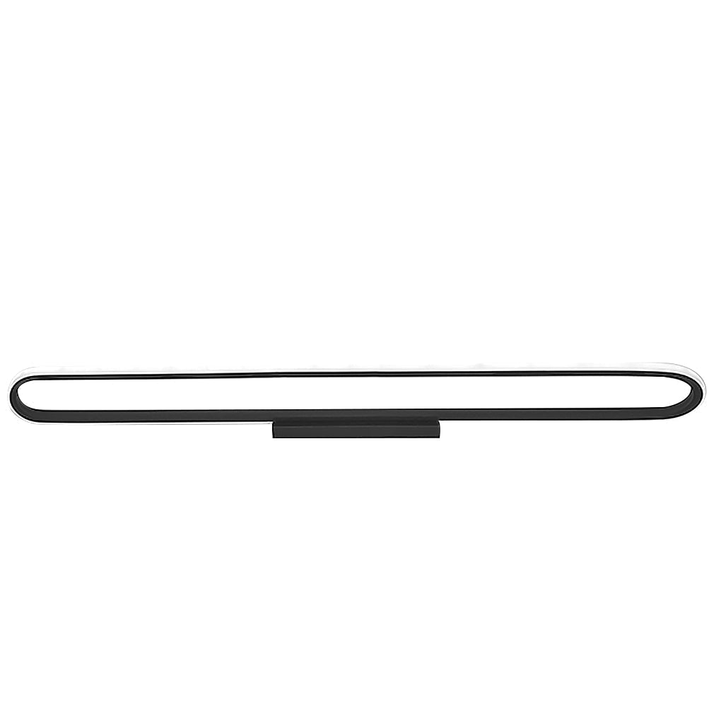 24" Rectangle LED Black Flush Mount Ceiling & Wall Light