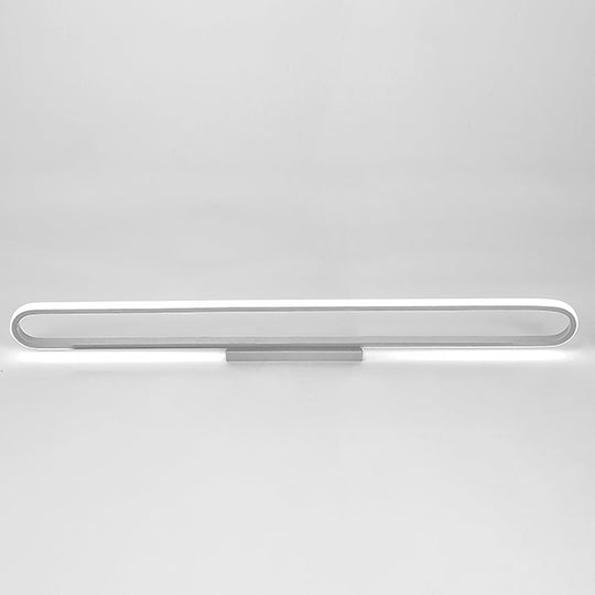 24" Rectangle LED Black Flush Mount Ceiling & Wall Light