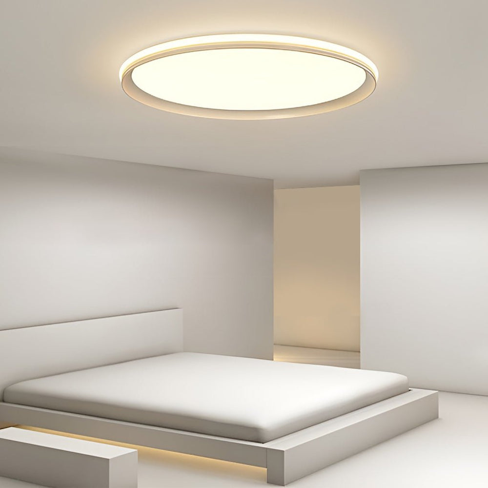 24'' Round Ultra Thin Dimmable LED Flush Mount Ceiling Light