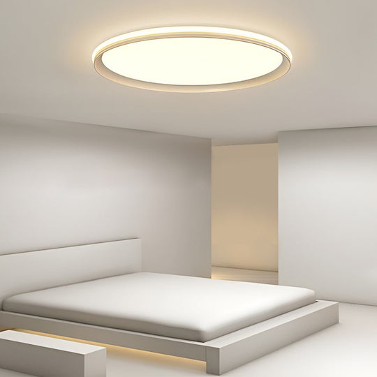 24'' Round Ultra Thin Dimmable LED Flush Mount Ceiling Light