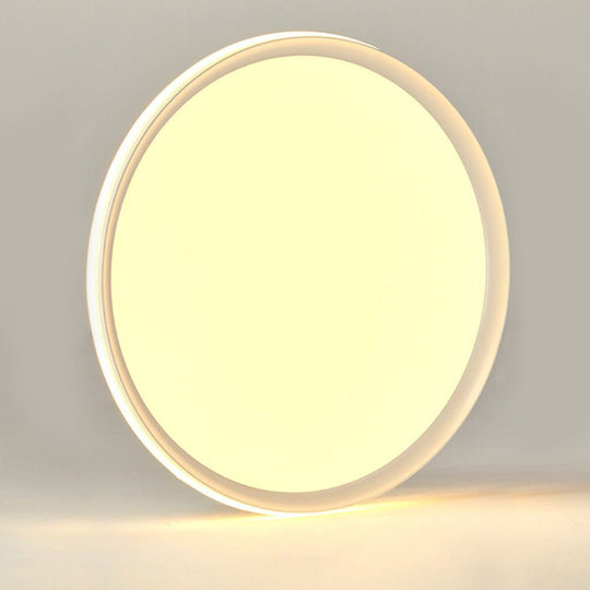 24'' Round Ultra Thin Dimmable LED Flush Mount Ceiling Light