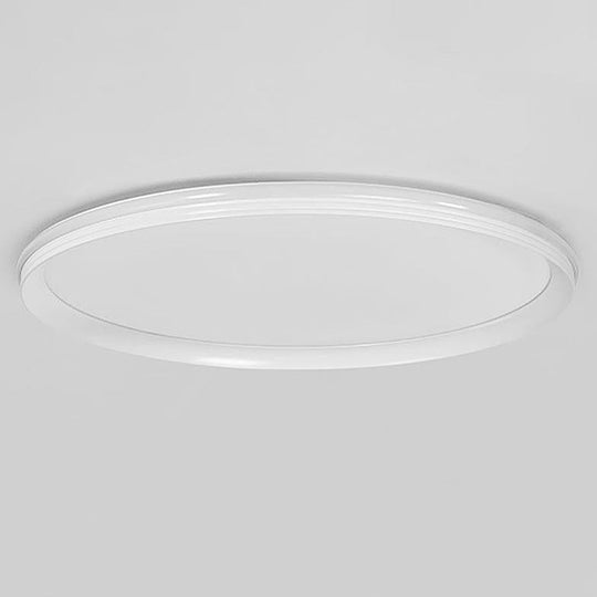 24'' Round Ultra Thin Dimmable LED Flush Mount Ceiling Light