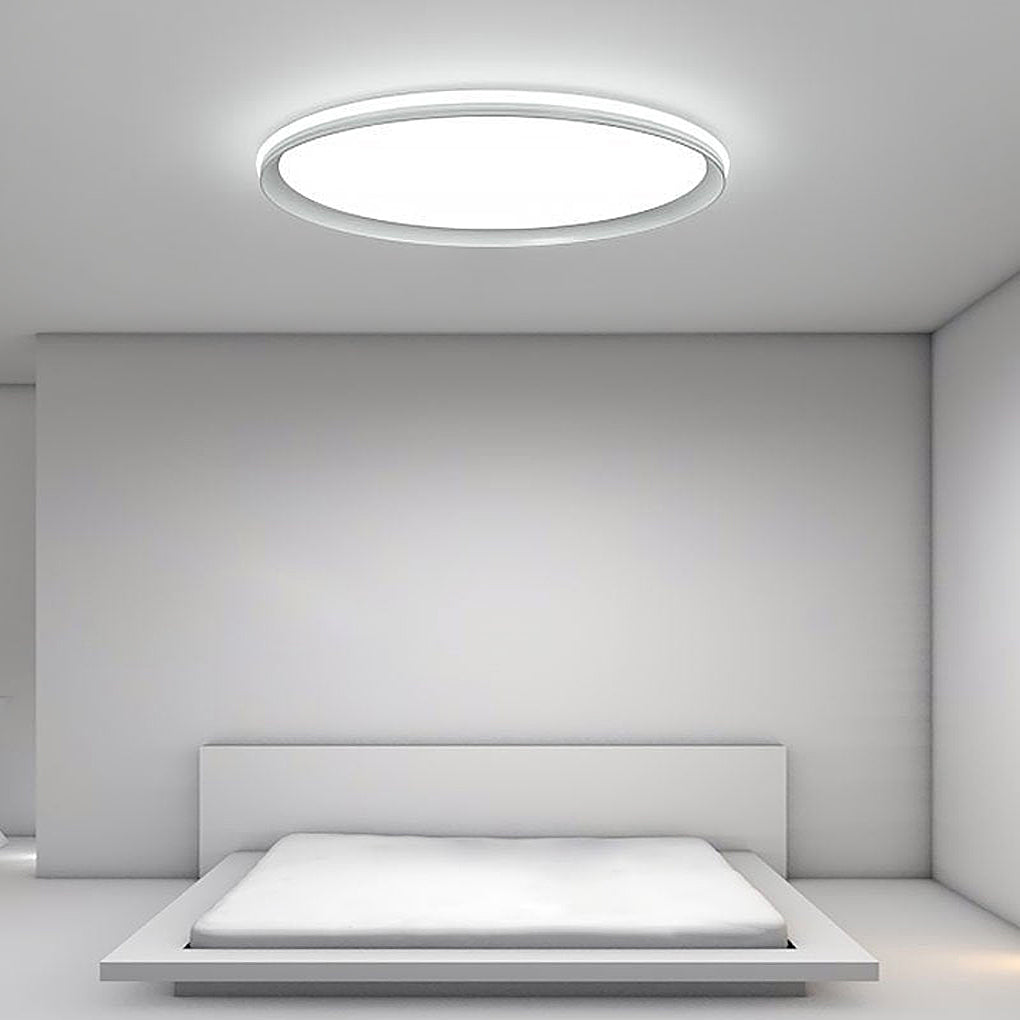 24'' Round Ultra Thin Dimmable LED Flush Mount Ceiling Light