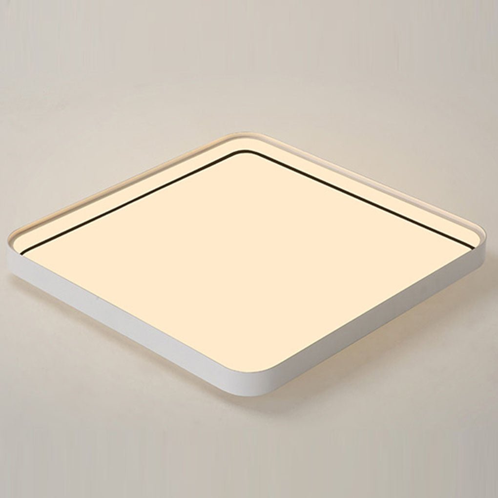 24'' Square Modern Flush Mount LED Dimmable Ceiling Light with Edge