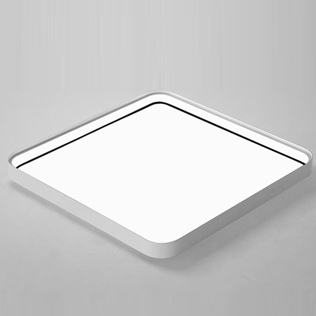 24'' Square Modern Flush Mount LED Dimmable Ceiling Light with Edge