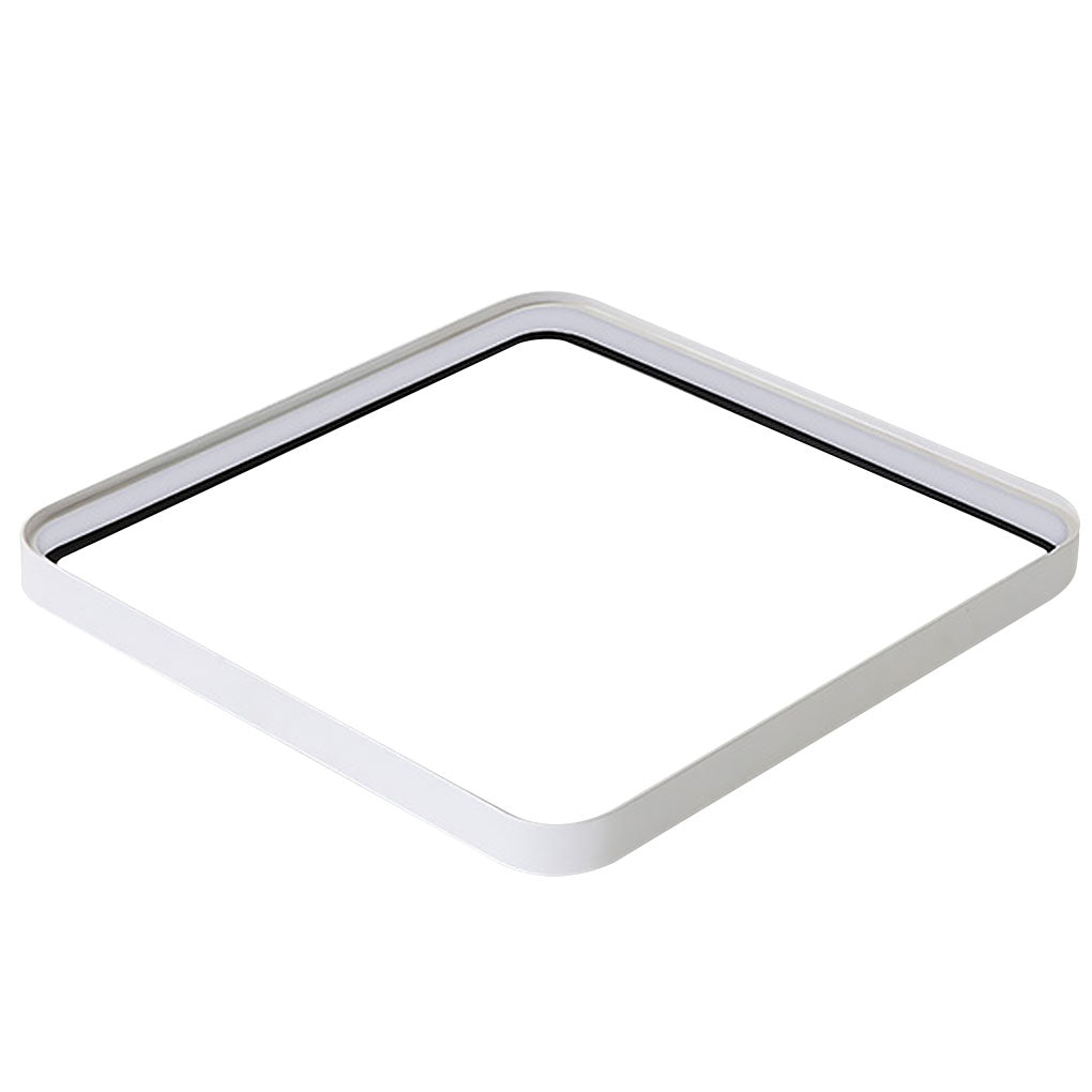 24'' Square Modern Flush Mount LED Dimmable Ceiling Light with Edge