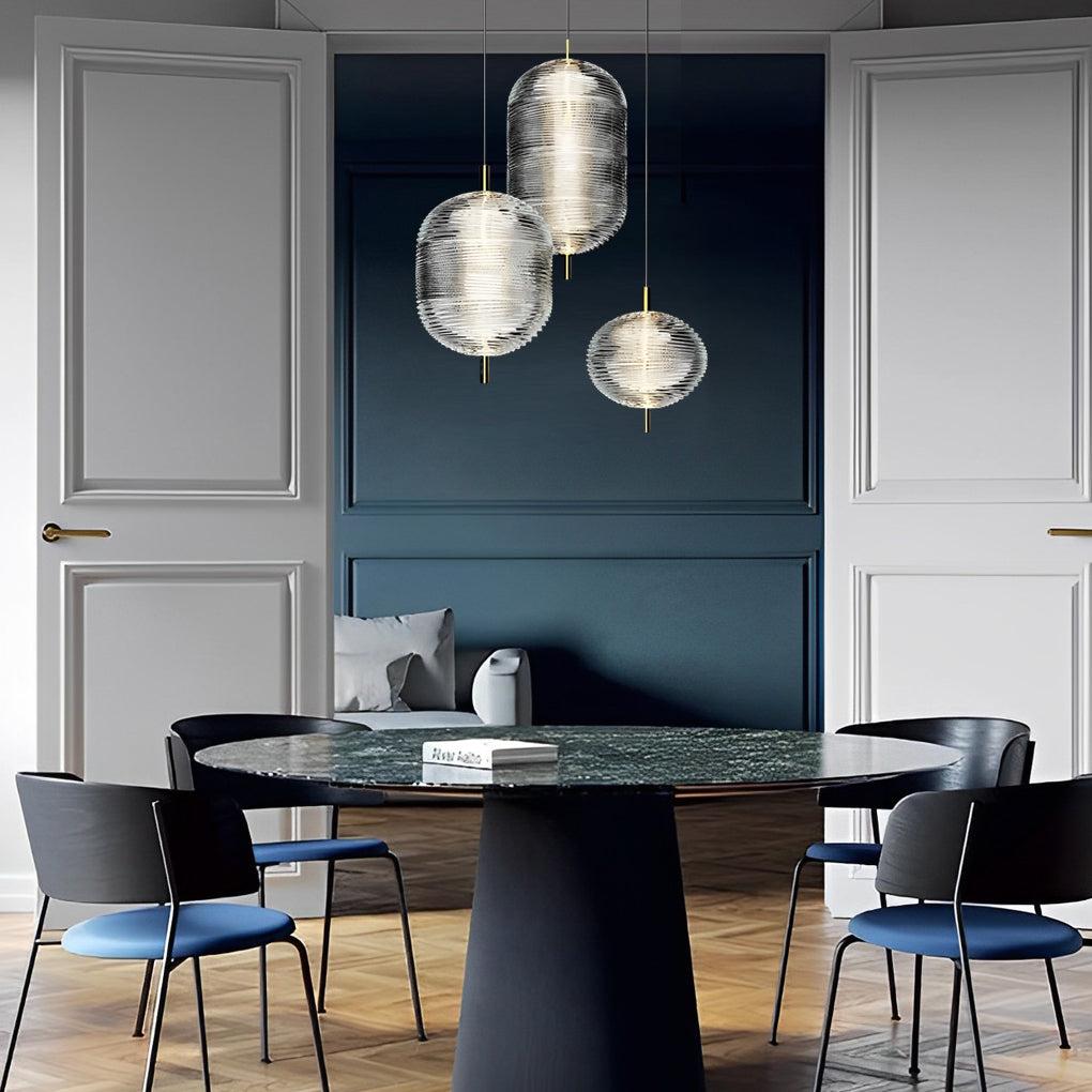 Personality Glass Shade LED Iron Creative Nordic Chandelier