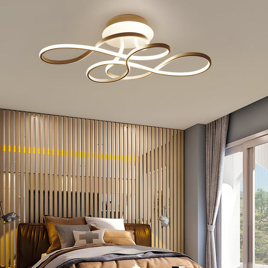 29" Inch Music Notes Linear LED Ceiling Lights Fixture Ceiling Lamp