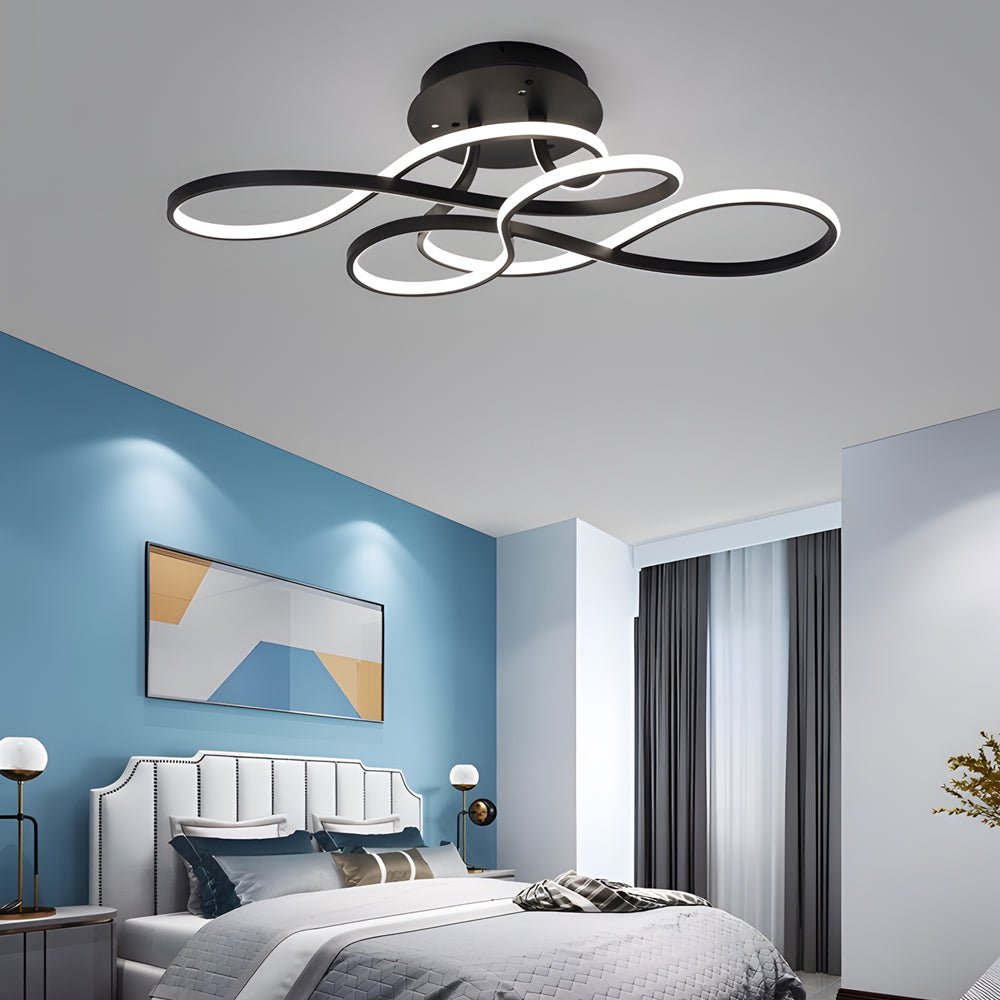 29" Inch Music Notes Linear LED Ceiling Lights Fixture Ceiling Lamp