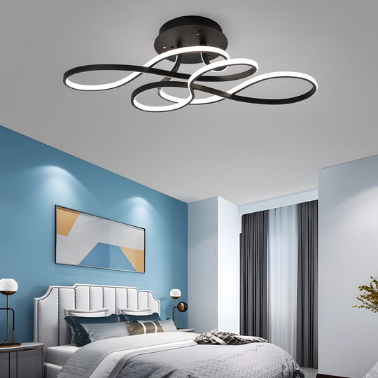 29" Inch Music Notes Linear LED Ceiling Lights Fixture Ceiling Lamp