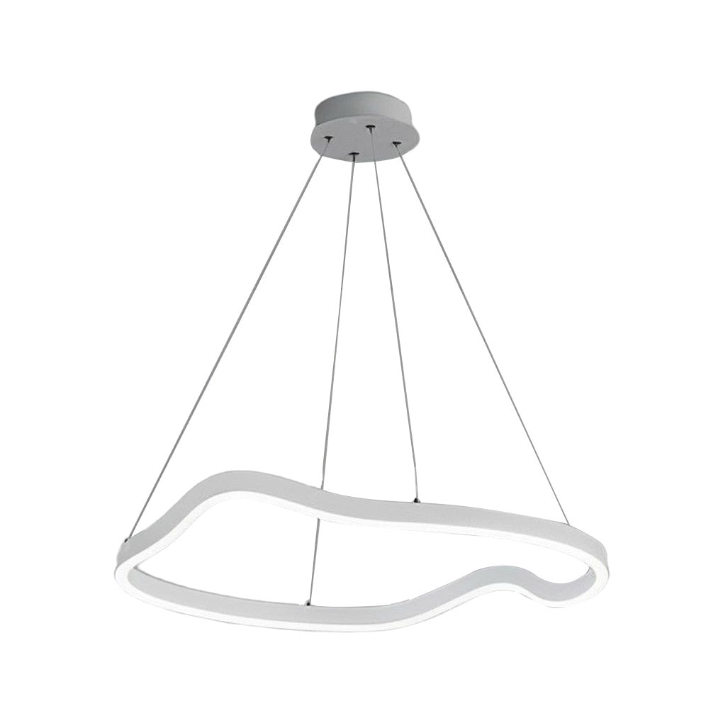 Irregular Ring LED Three Step Dimming Minimalist Chandelier Pendant Light