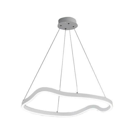 Irregular Ring LED Three Step Dimming Minimalist Chandelier Pendant Light