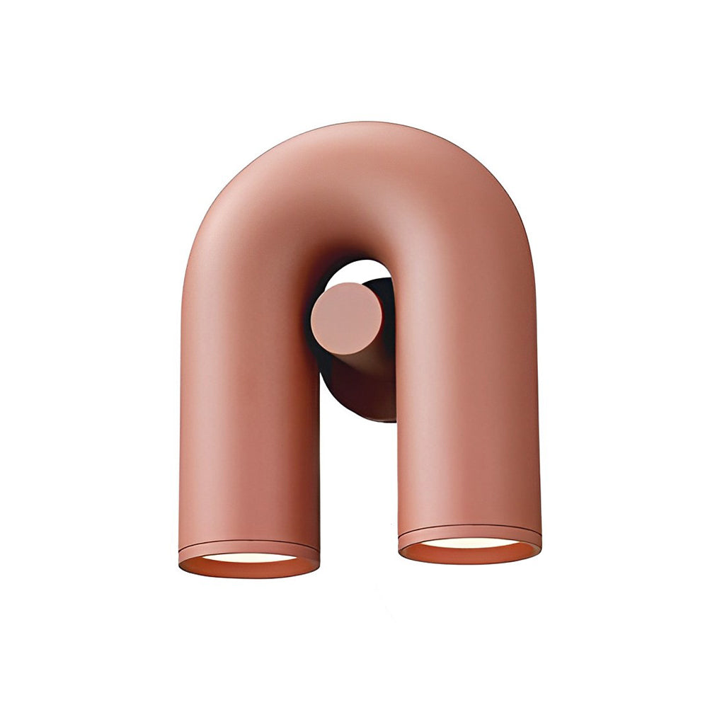 Rotatable U-Shaped Water Pipe LED Nordic Wall Lamp