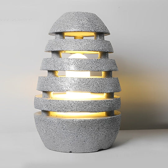 Egg-Shaped Resin LED Outdoor Waterproof Lawn Light