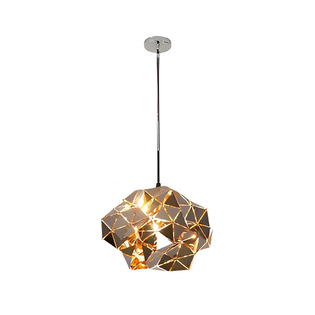 Irregular Decor Stainless Steel Hollow Creative Post Modern Chandelier