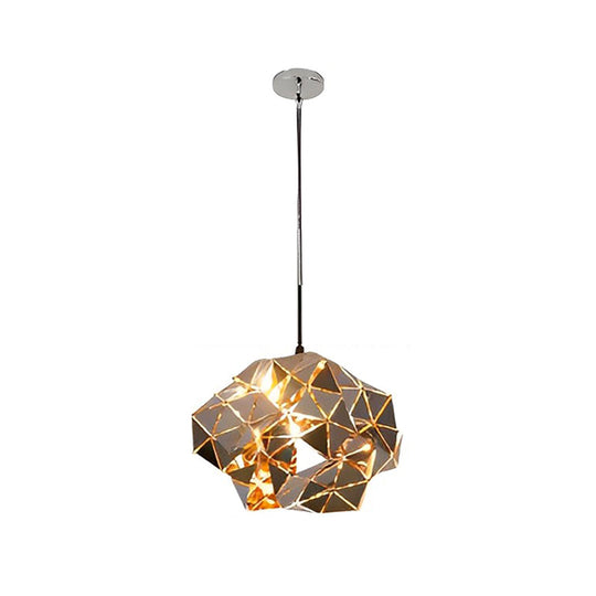 Irregular Decor Stainless Steel Hollow Creative Post Modern Chandelier