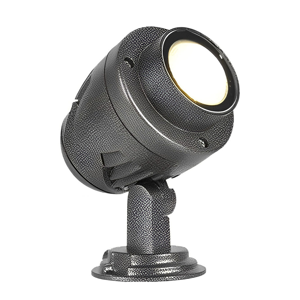 Round Adjustable LED Outdoor Spotlights – Waterproof