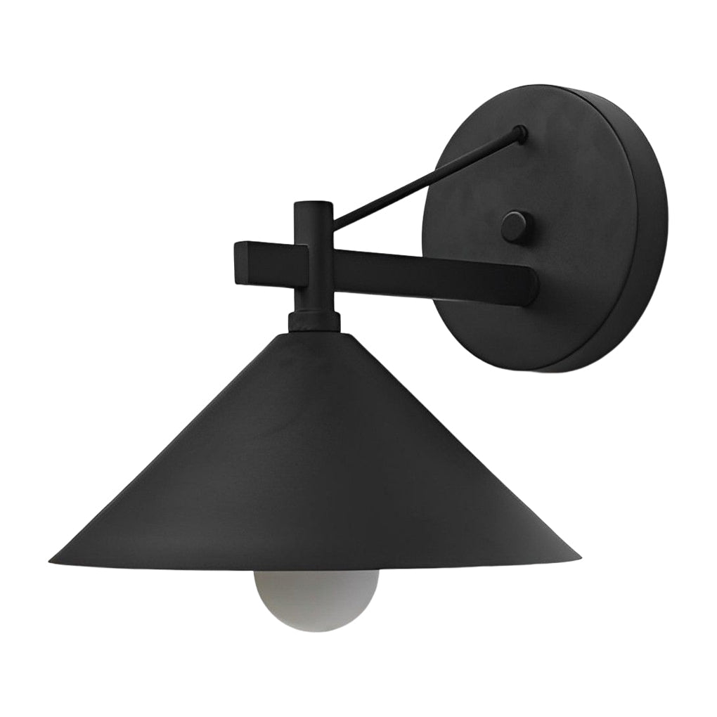 Conical Simple Waterproof Retro American Style Outdoor Wall Sconce Lighting