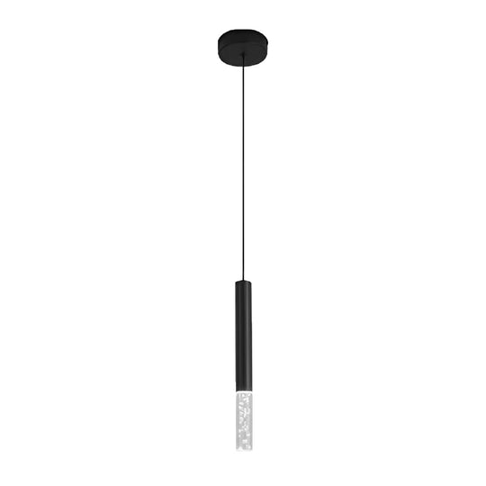 Personality Minimalist LED Black Nordic Pendant Light for Kitchen Island