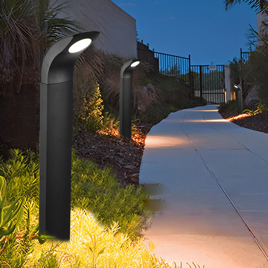 Curved Head COB LED Pathway Light