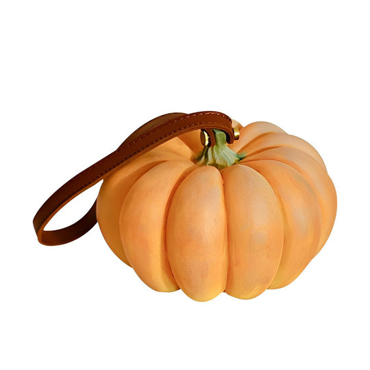Portable Pumpkin-Shaped Resin LED Outdoor Lawn Light