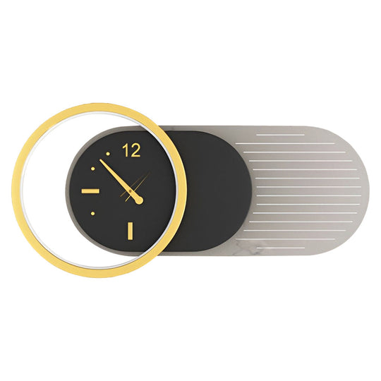 Creative Clock Shaped Nordic LED Wall Lamp