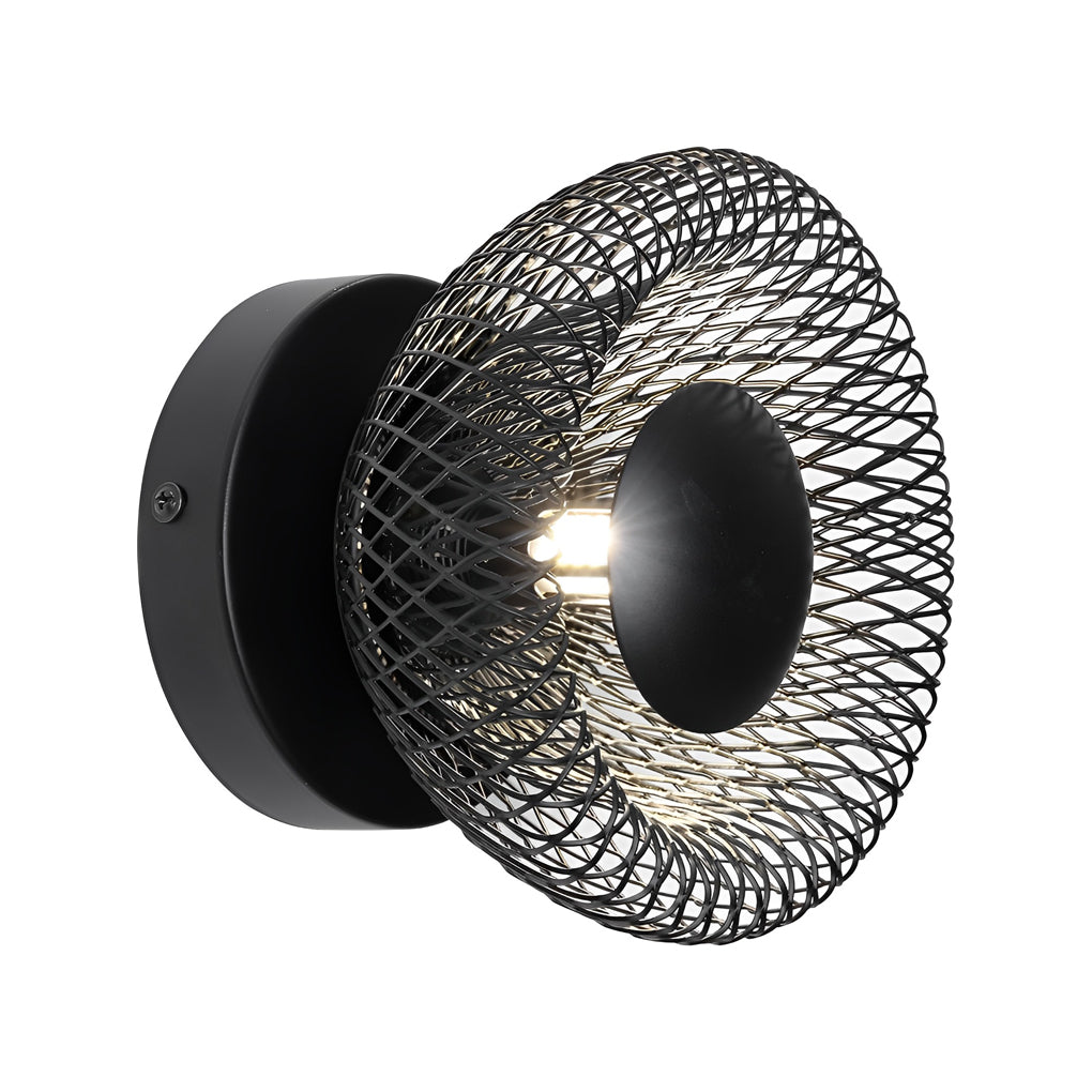 Circular Nest Grid Artistic Modern LED Wall Lamp