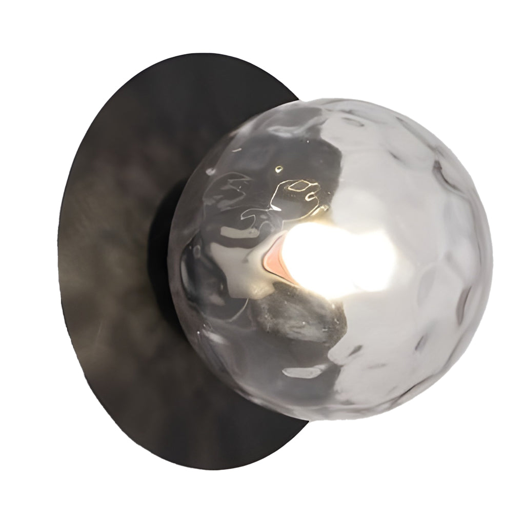 Round Glass Ball LED Modern Wall Lamp