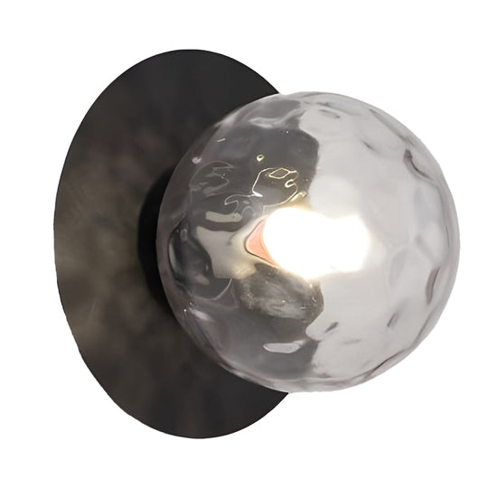 Round Glass Ball LED Modern Wall Lamp