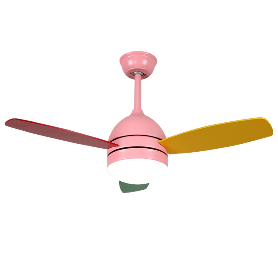 Modern Variable Frequency Kids Ceiling Fan with LED Light