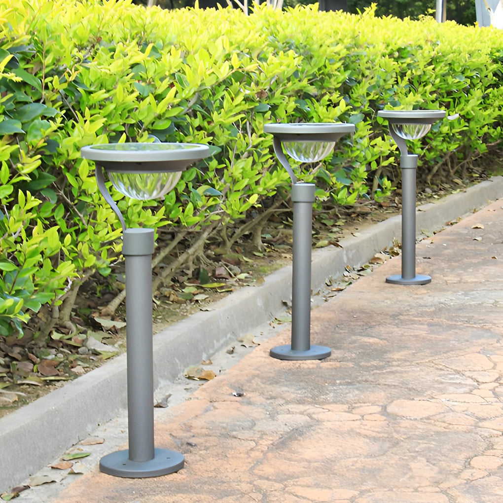 Modern Solar Half-Sphere LED Lawn Lamp