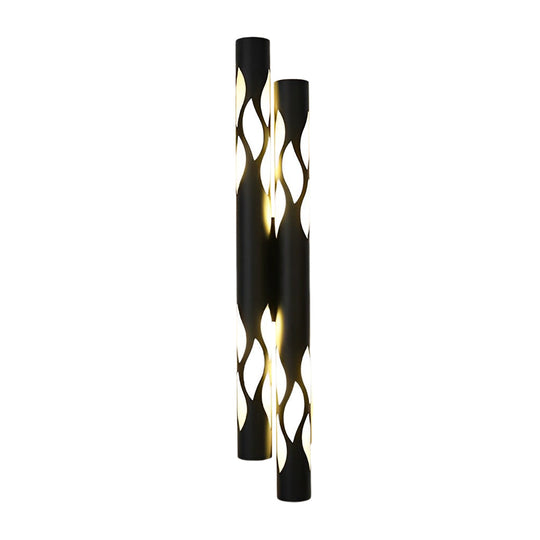 Flames Hollow Up and Down LED Modern Wall Lamp