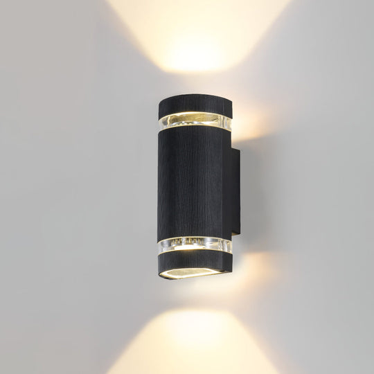 Waterproof LED Up and Down Lights Outdoor Wall Sconce Lighting