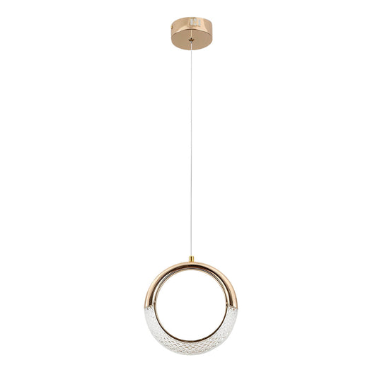 Moon Rings LED Electroplated Nordic Pendant Light
