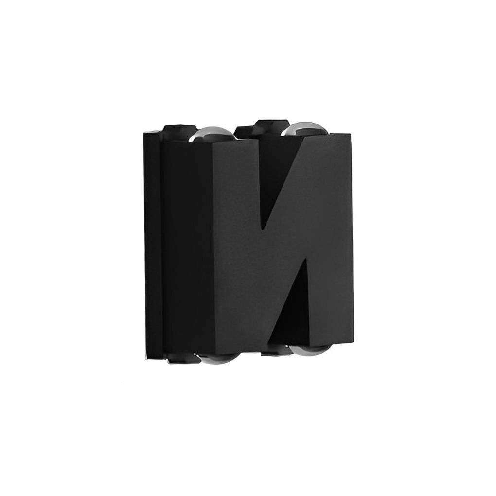 Creative Letter N V W LED Outdoor Wall Sconce Waterproof Modern Light