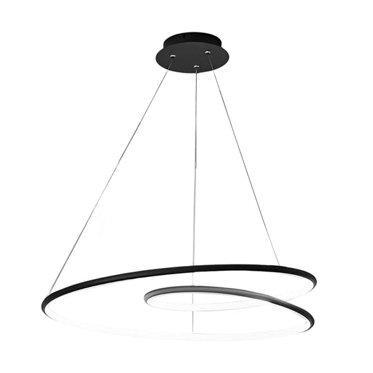 Creative Circles Stepless Dimming LED Nordic Chandelier Pendant Light