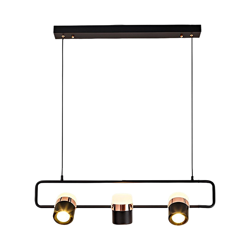 Rotatable Creative Electroplated Metal LED Nordic Chandelier Pendant Light