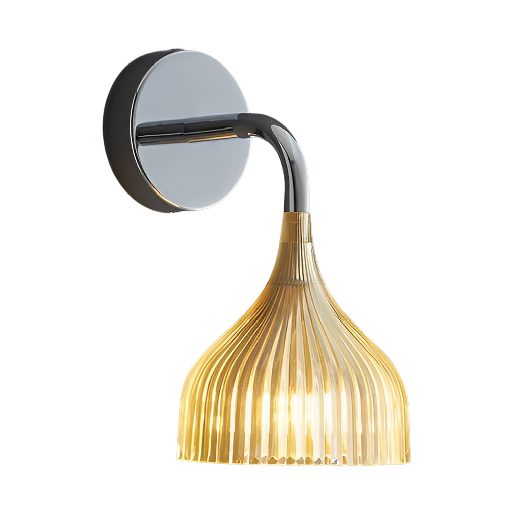 Creative Pleated Lampshade Iron Modern Wall Lamp
