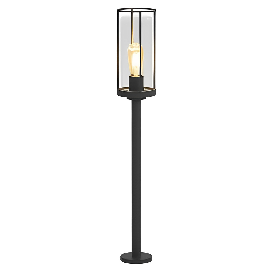 Modern Minimalist Round Outdoor Stainless Steel Light