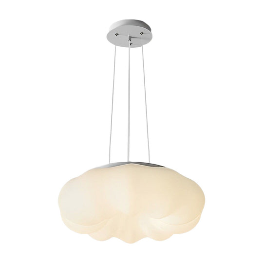 Pumpkin Shape Clouds Stepless Dimming LED White Nordic Ceiling Light