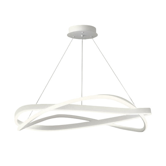 Circular Wave Rings Three-Step Dimming Minimalist Nordic Chandelier