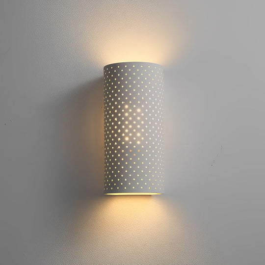 Minimalist Cylindrical Gypsum Waterproof LED Wall Lamp