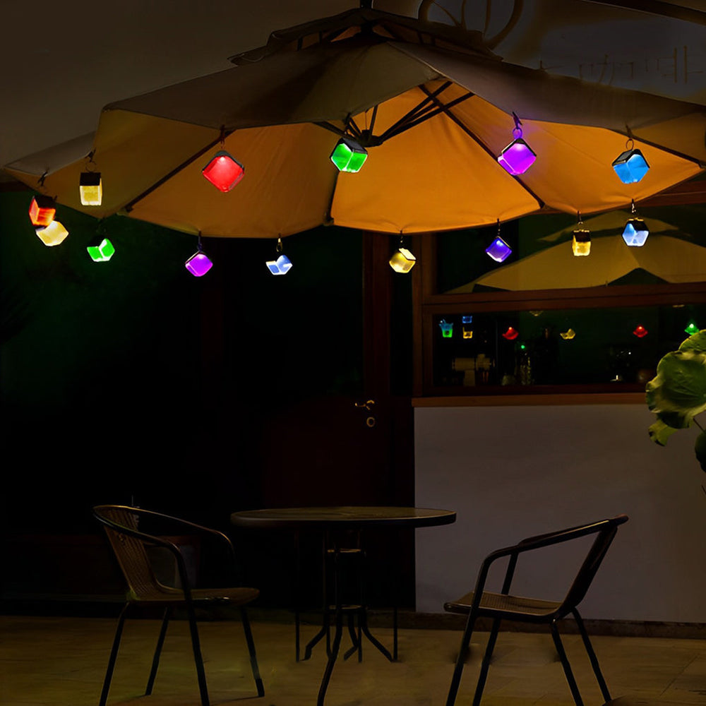 2 Pcs Waterproof LED Multi Color Light Modern Solar Wall Washer Light